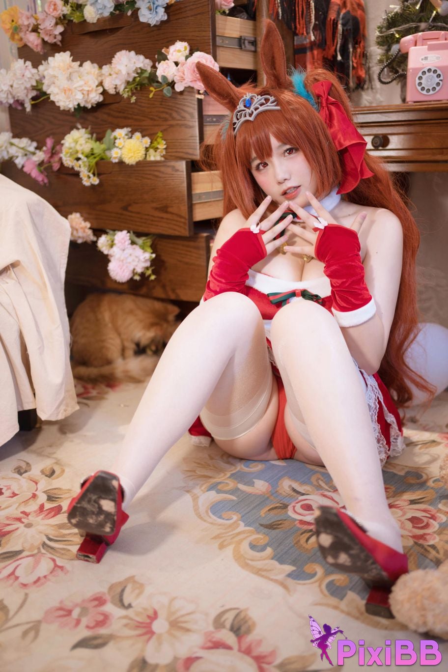 Cosplay Ah Ban is very happy today Horse Racing Girl Y a m t o A k i h e . C r s n S F l g N PixiBB.COM 011