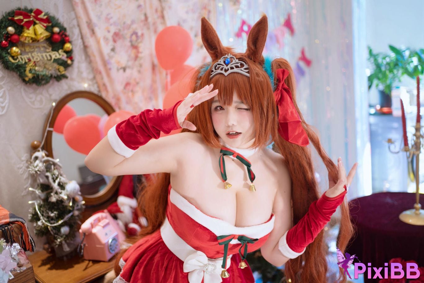 Cosplay Ah Ban is very happy today Horse Racing Girl Y a m t o A k i h e . C r s n S F l g N PixiBB.COM 019