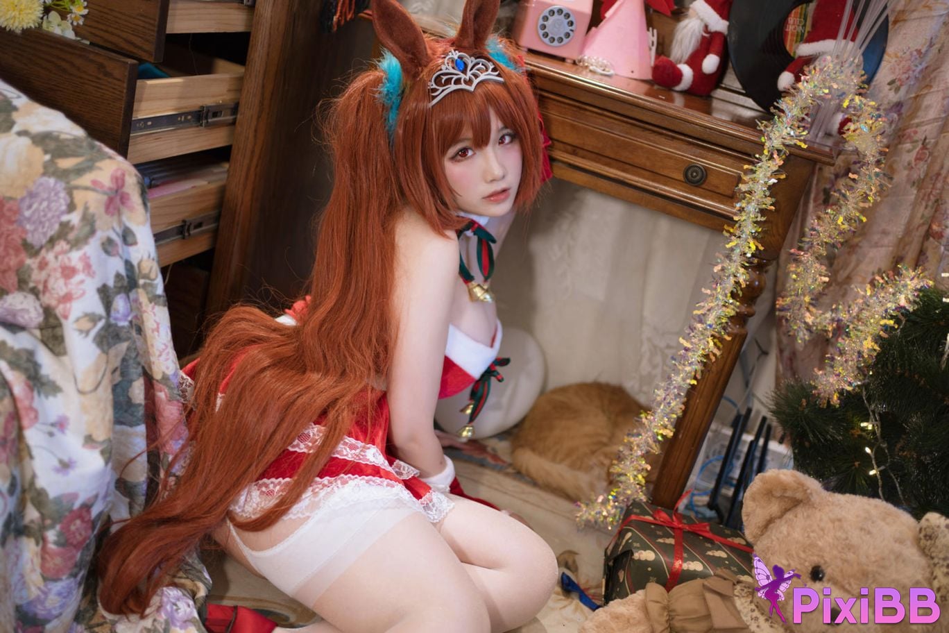 Cosplay Ah Ban is very happy today Horse Racing Girl Y a m t o A k i h e . C r s n S F l g N PixiBB.COM 023