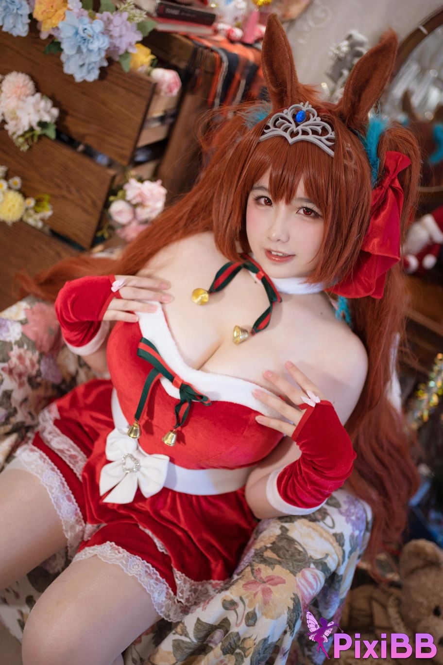 Cosplay Ah Ban is very happy today Horse Racing Girl Y a m t o A k i h e . C r s n S F l g N PixiBB.COM 036