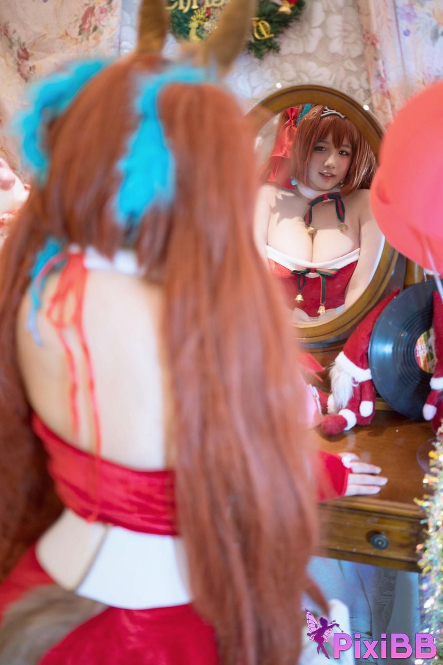 Cosplay Ah Ban is very happy today Horse Racing Girl Y a m t o A k i h e . C r s n S F l g N PixiBB.COM 041