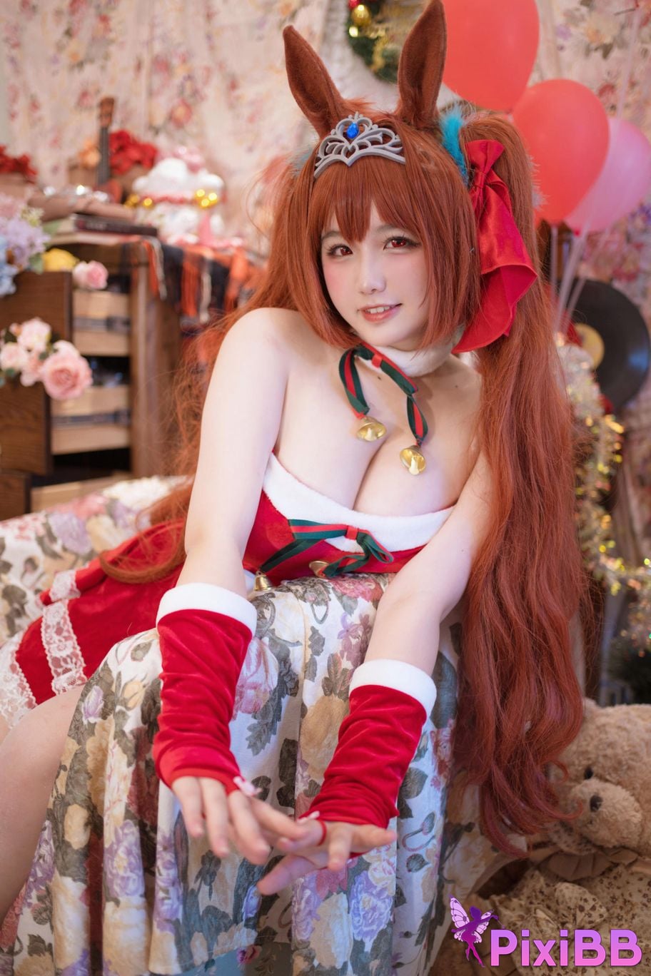 Cosplay Ah Ban is very happy today Horse Racing Girl Y a m t o A k i h e . C r s n S F l g N PixiBB.COM 044