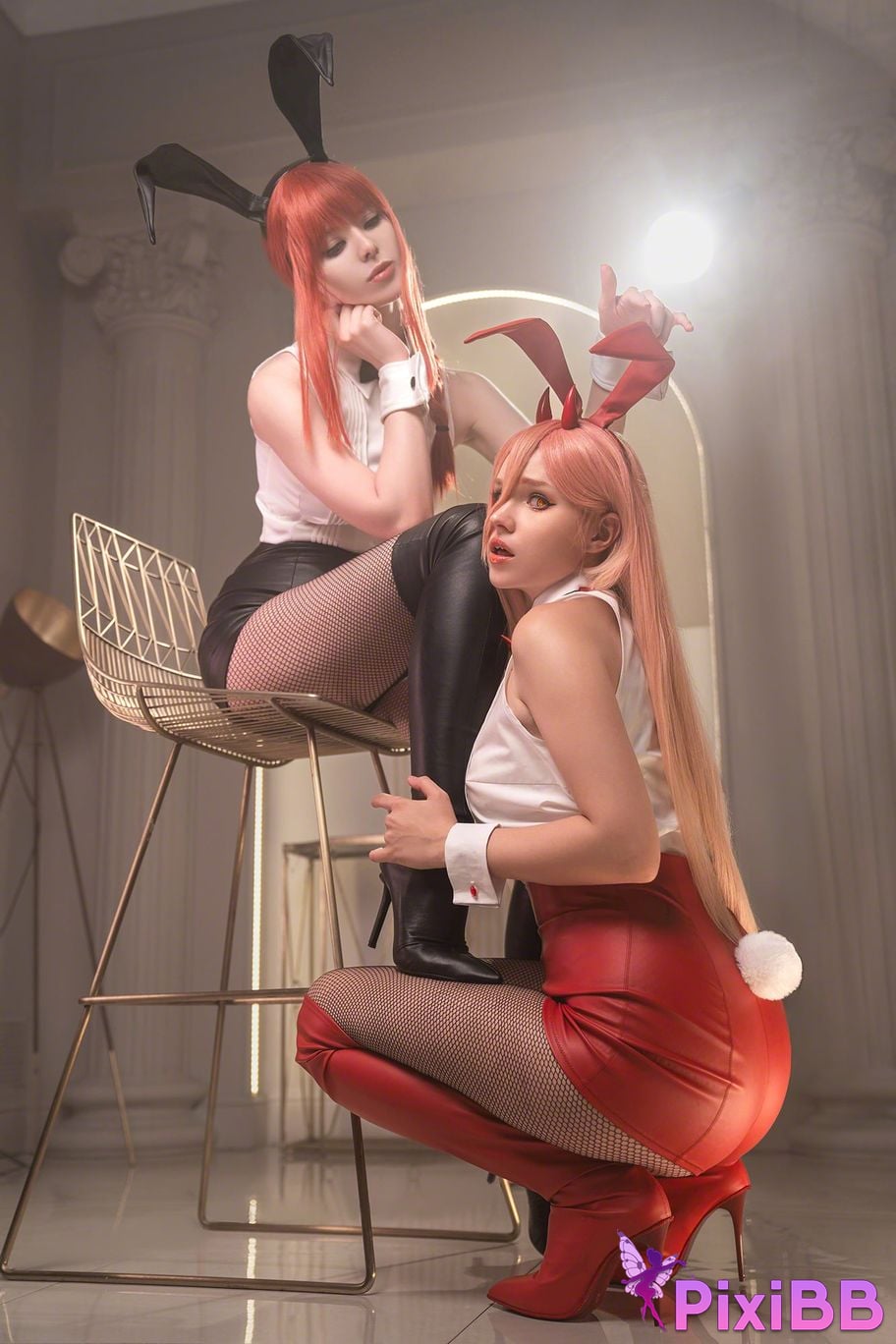 Shirogane sama & Vinnegal Makima & Power Sexy Bunny PixiBB.COM 37