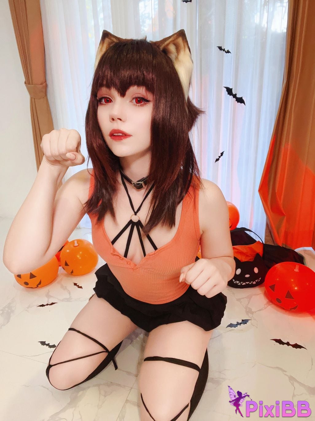 Caticornplay Megumin Halloween Neko PixiBB.COM 3