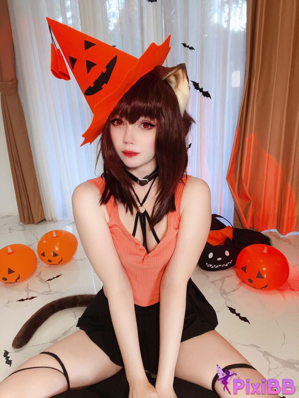 Caticornplay Megumin Halloween Neko PixiBB.COM