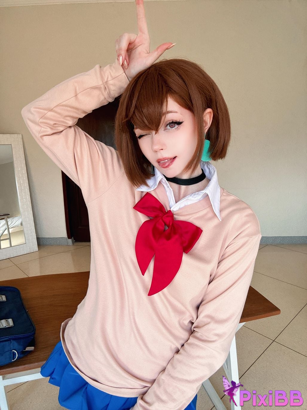 Caticornplay Momo Ayase Gym Uniform PixiBB.COM