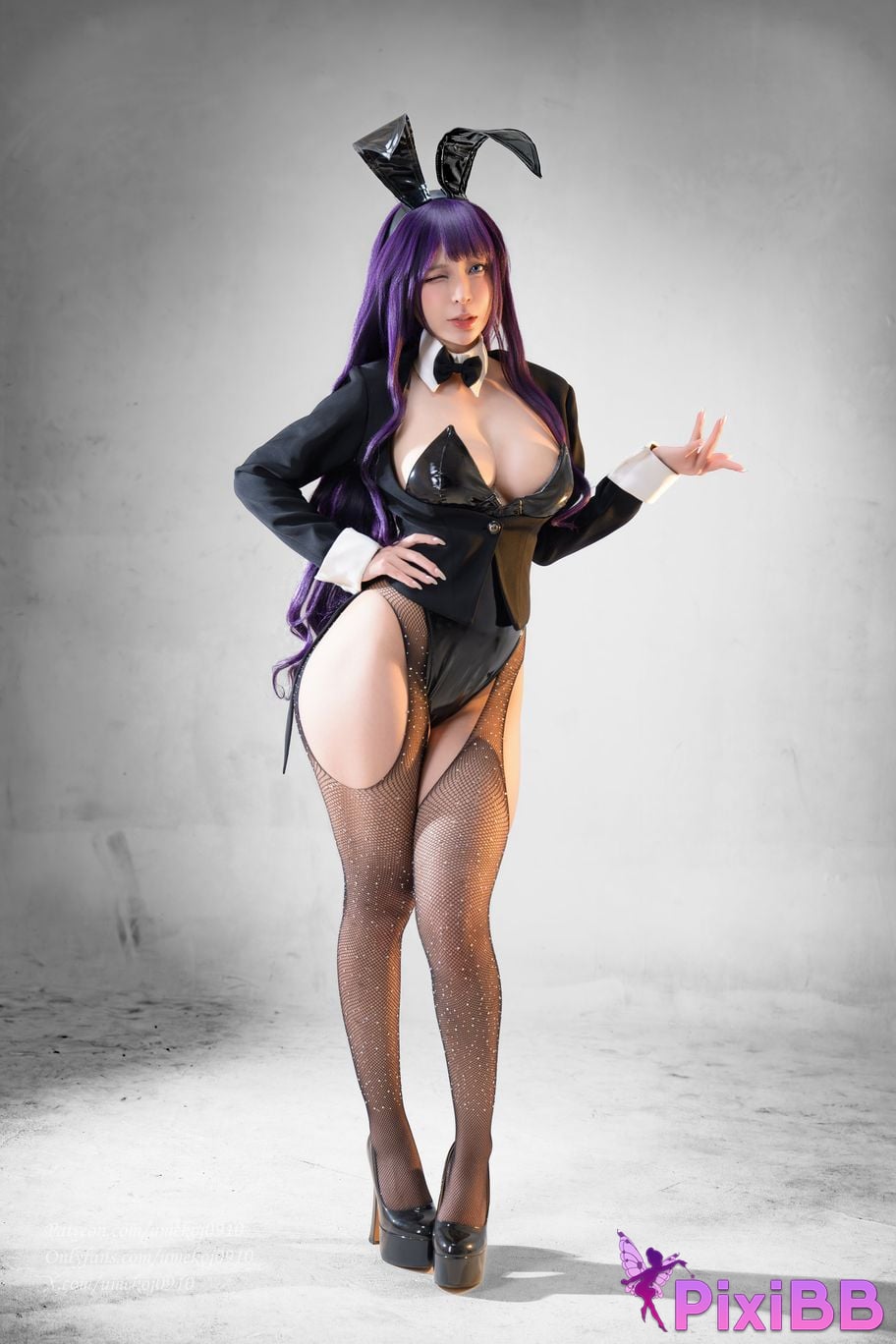 Umeko J Shizuku Kuroe Bunny Suit PixiBB.COM 19