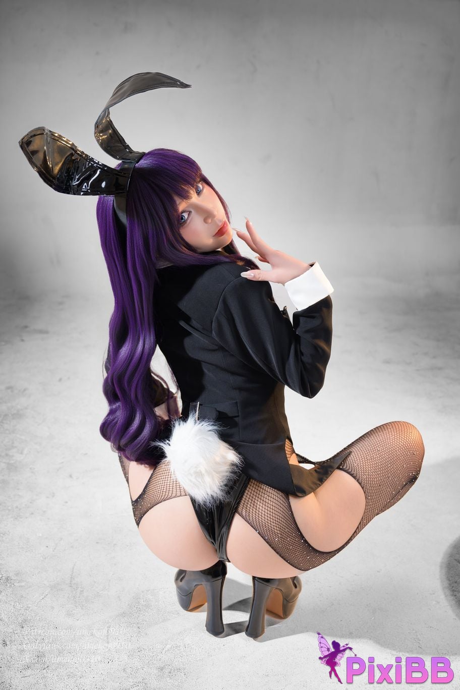 Umeko J Shizuku Kuroe Bunny Suit PixiBB.COM 33