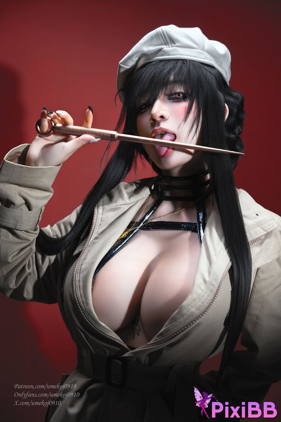 Umeko J Yor Forger Trench Coat PixiBB.COM 86