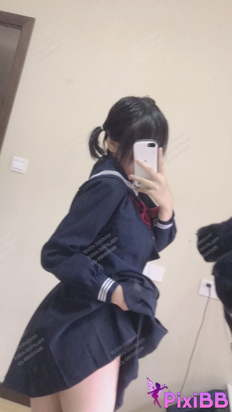 Cosplayer Youbao three years old JK at home PixiBB.COM 001