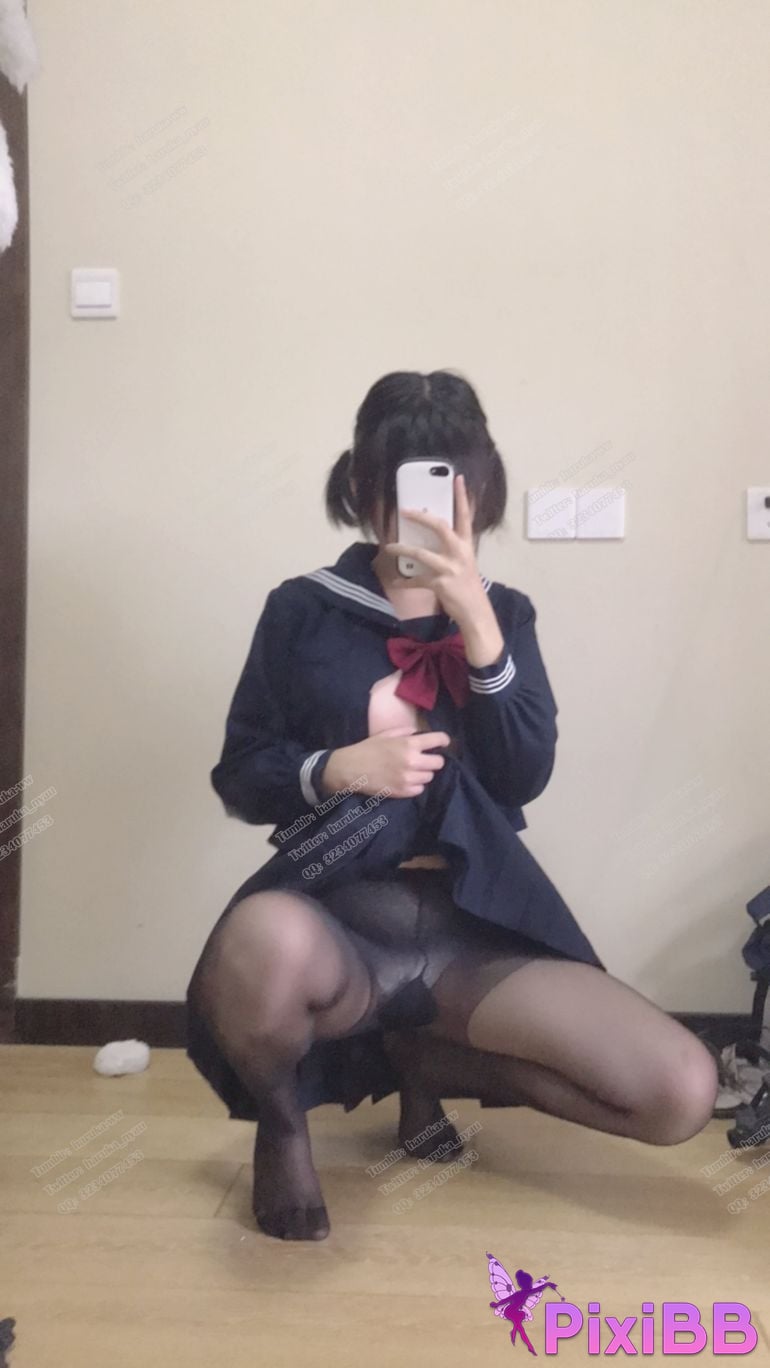 Cosplayer Youbao three years old JK at home PixiBB.COM 003