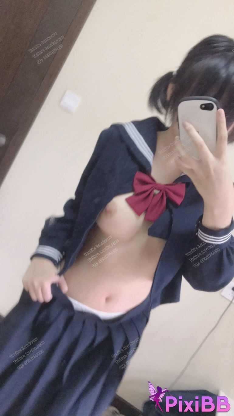 Cosplayer Youbao three years old JK at home PixiBB.COM 021