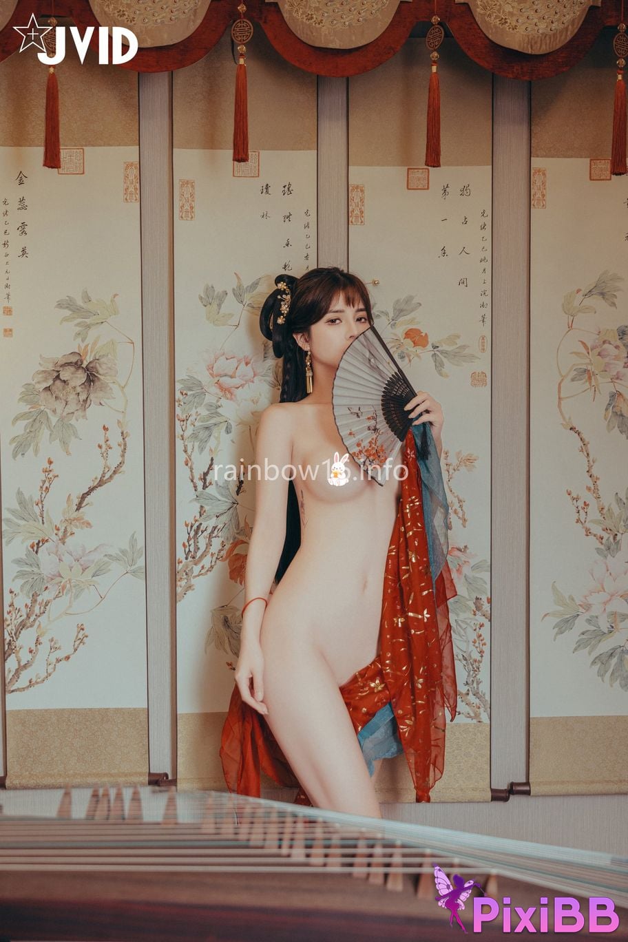 JVID Xiaomien Mina Want to spend the Mid Autumn Festival naked PixiBB.COM 013