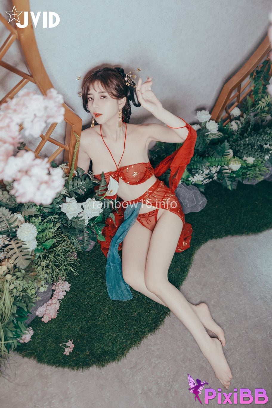 JVID Xiaomien Mina Want to spend the Mid Autumn Festival naked PixiBB.COM 015
