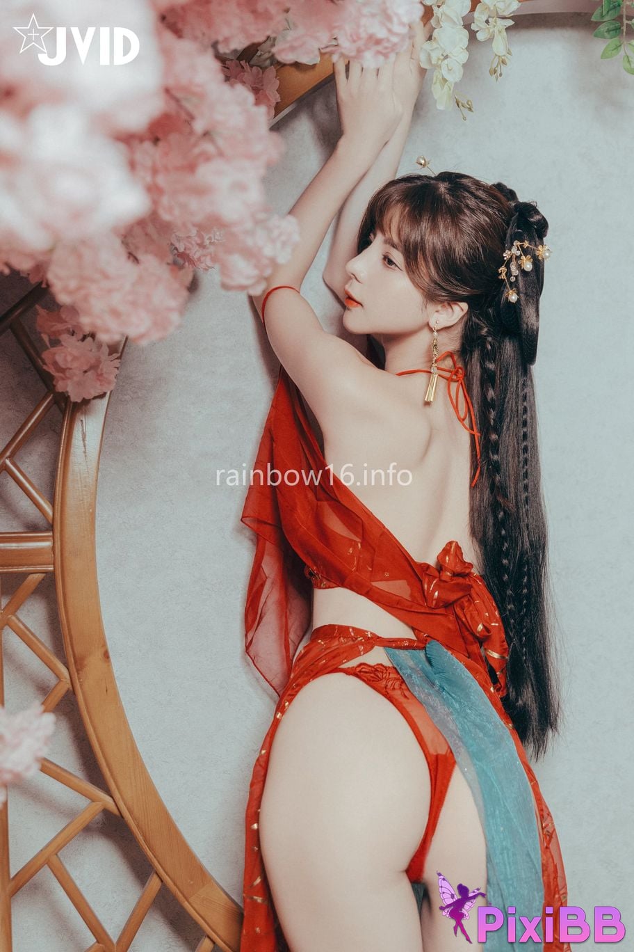 JVID Xiaomien Mina Want to spend the Mid Autumn Festival naked PixiBB.COM 017