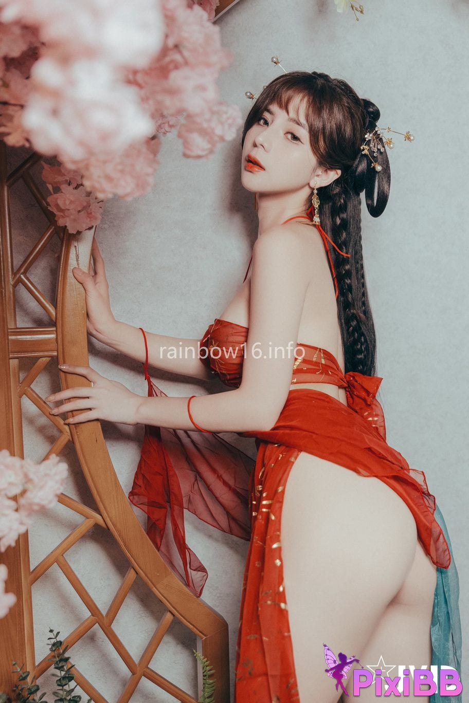 JVID Xiaomien Mina Want to spend the Mid Autumn Festival naked PixiBB.COM 018