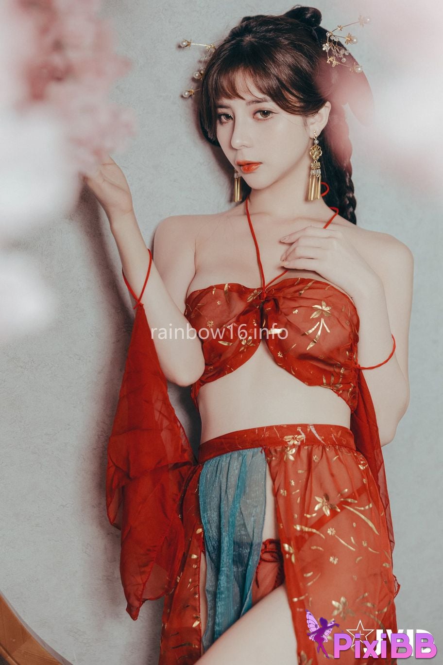 JVID Xiaomien Mina Want to spend the Mid Autumn Festival naked PixiBB.COM 020