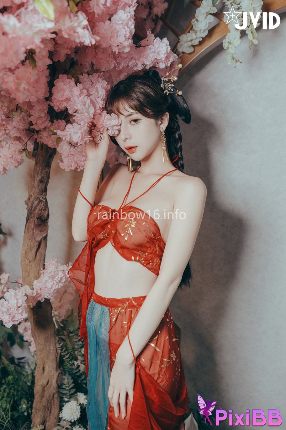 JVID Xiaomien Mina Want to spend the Mid Autumn Festival naked PixiBB.COM 022