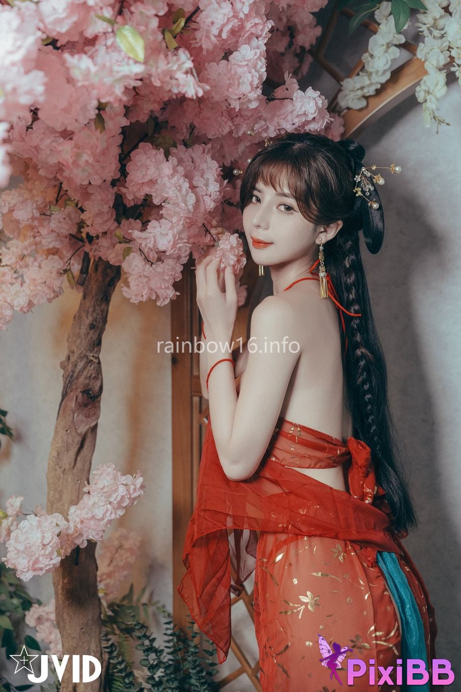 JVID Xiaomien Mina Want to spend the Mid Autumn Festival naked PixiBB.COM 023