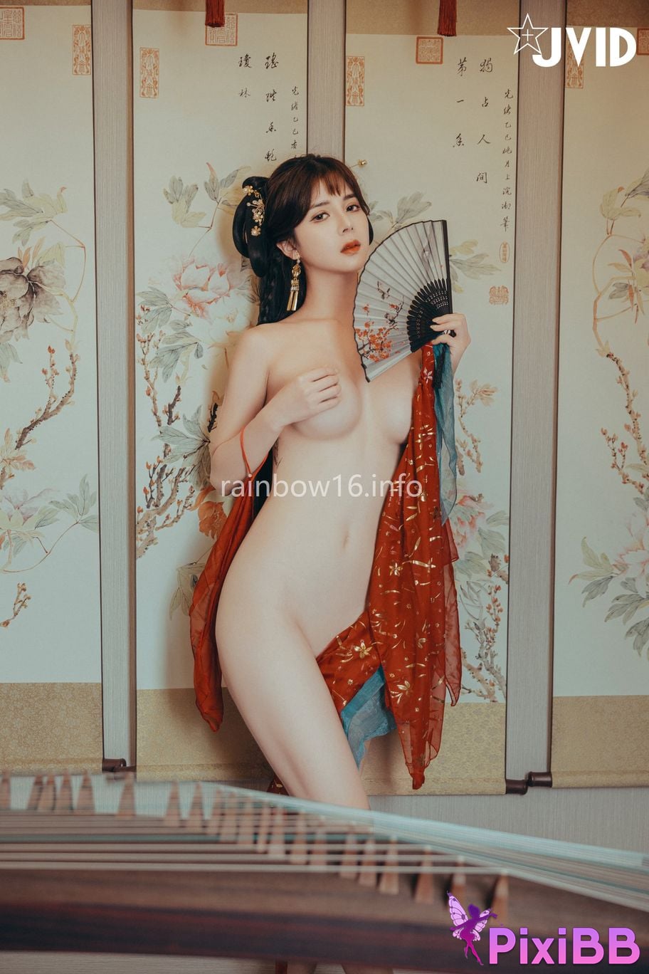 JVID Xiaomien Mina Want to spend the Mid Autumn Festival naked PixiBB.COM 024