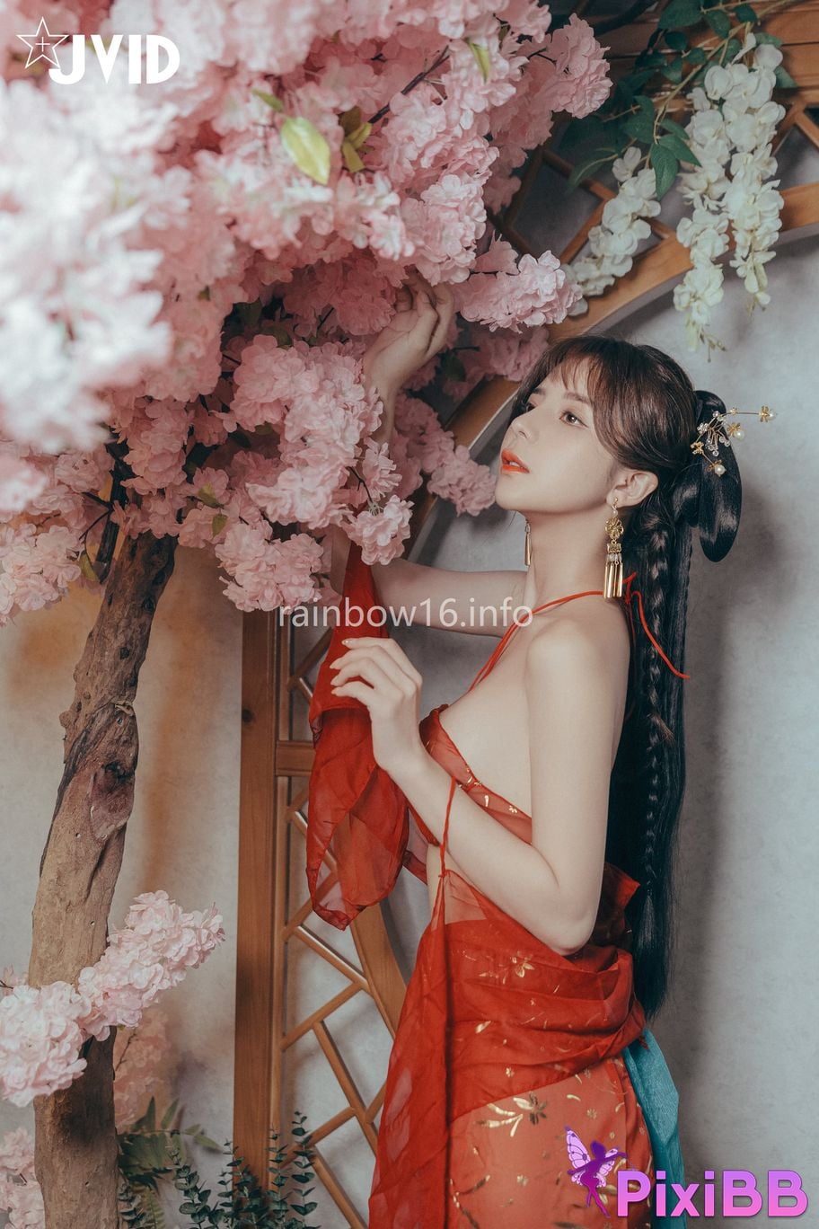 JVID Xiaomien Mina Want to spend the Mid Autumn Festival naked PixiBB.COM 025