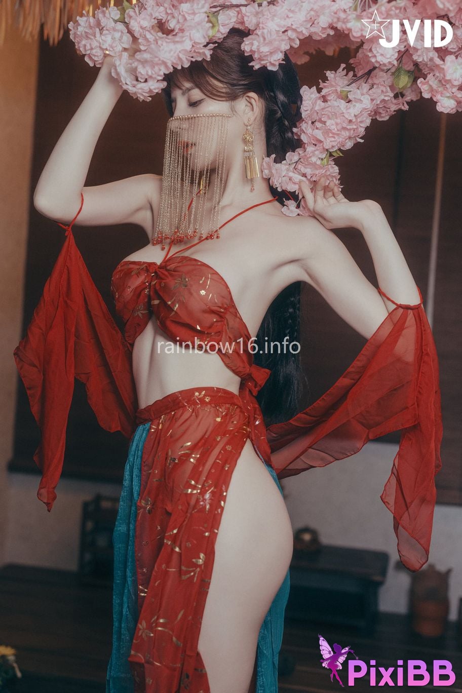 JVID Xiaomien Mina Want to spend the Mid Autumn Festival naked PixiBB.COM 028