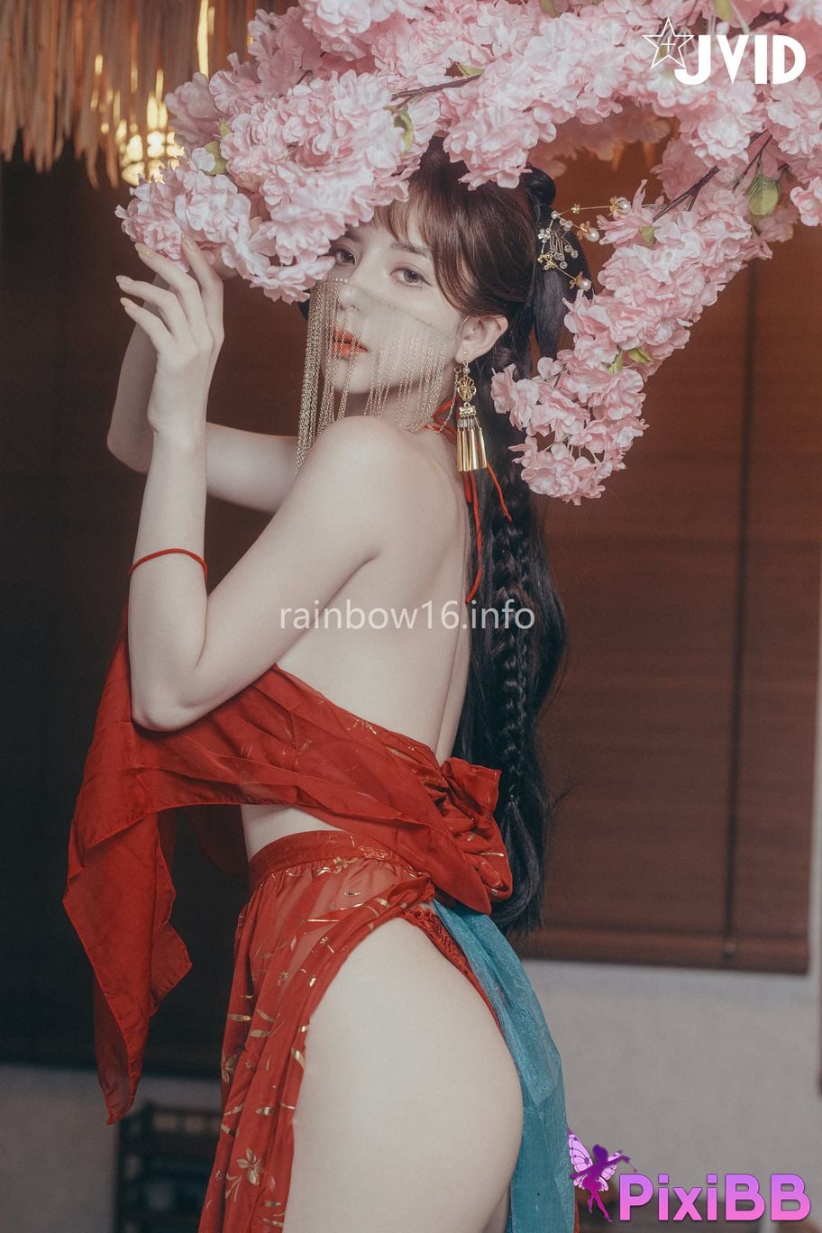 JVID Xiaomien Mina Want to spend the Mid Autumn Festival naked PixiBB.COM 029