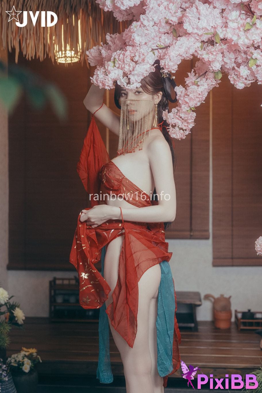 JVID Xiaomien Mina Want to spend the Mid Autumn Festival naked PixiBB.COM 030