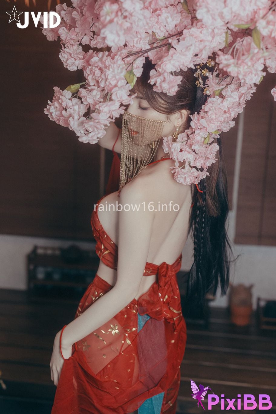 JVID Xiaomien Mina Want to spend the Mid Autumn Festival naked PixiBB.COM 031