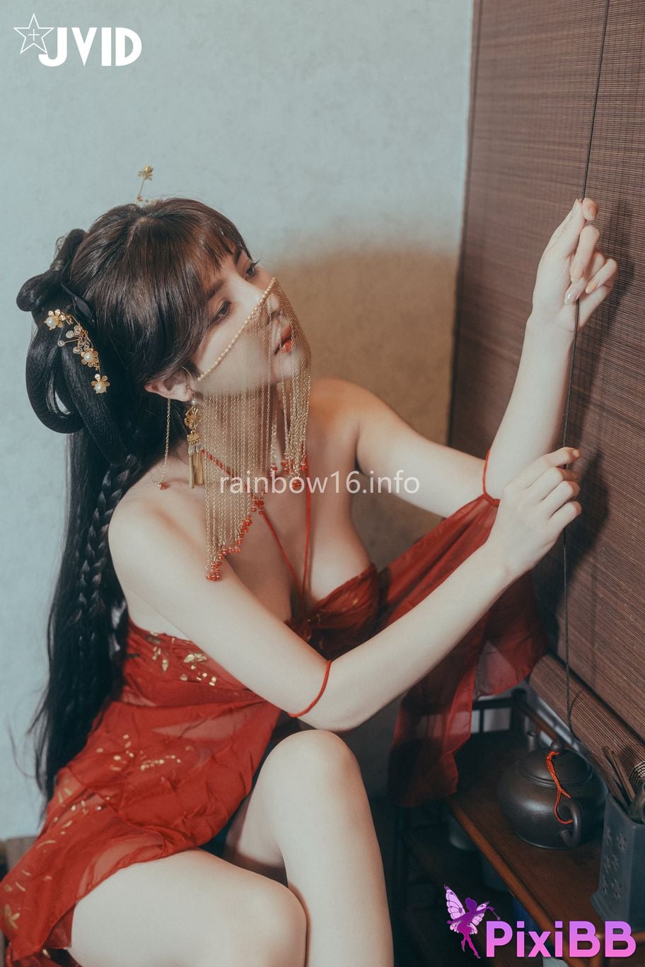 JVID Xiaomien Mina Want to spend the Mid Autumn Festival naked PixiBB.COM 033