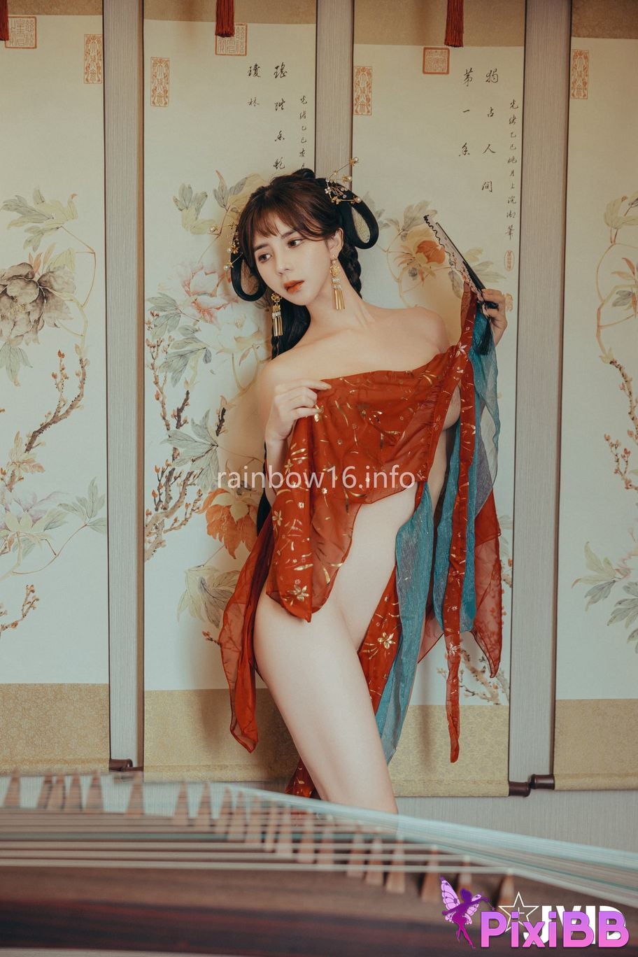 JVID Xiaomien Mina Want to spend the Mid Autumn Festival naked PixiBB.COM 035