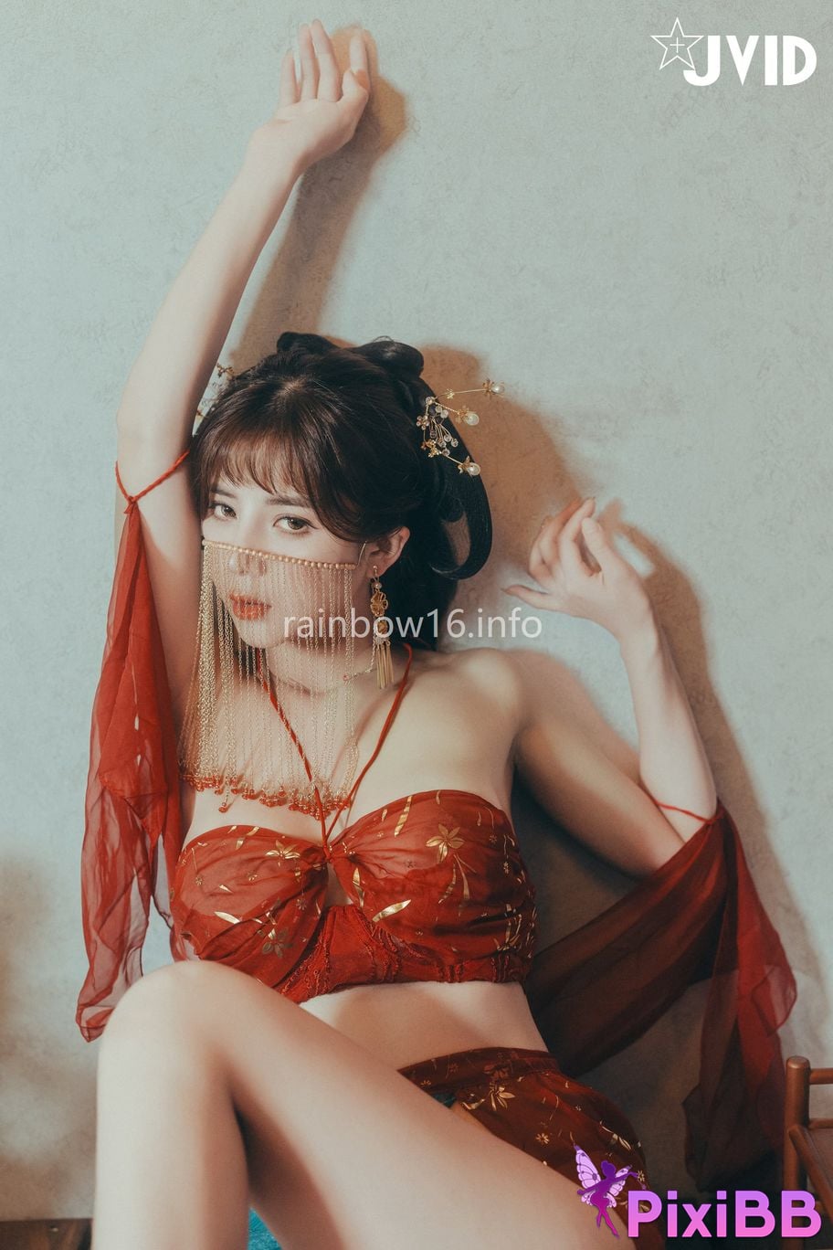 JVID Xiaomien Mina Want to spend the Mid Autumn Festival naked PixiBB.COM 037