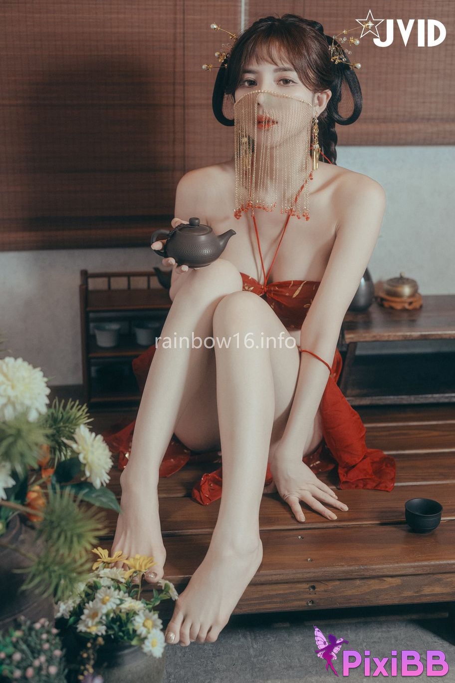 JVID Xiaomien Mina Want to spend the Mid Autumn Festival naked PixiBB.COM 042