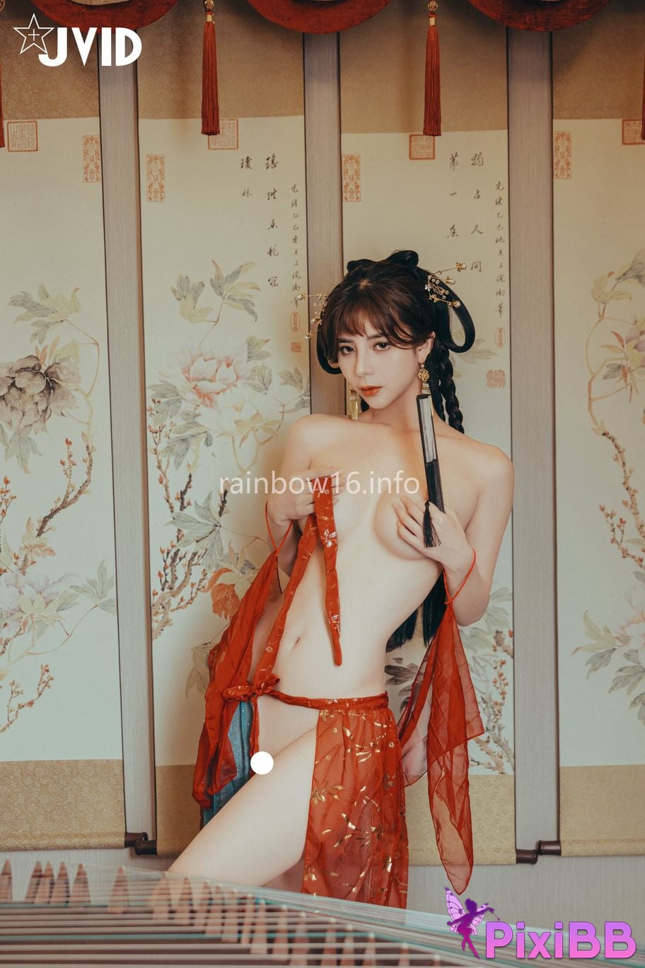 JVID Xiaomien Mina Want to spend the Mid Autumn Festival naked PixiBB.COM 046