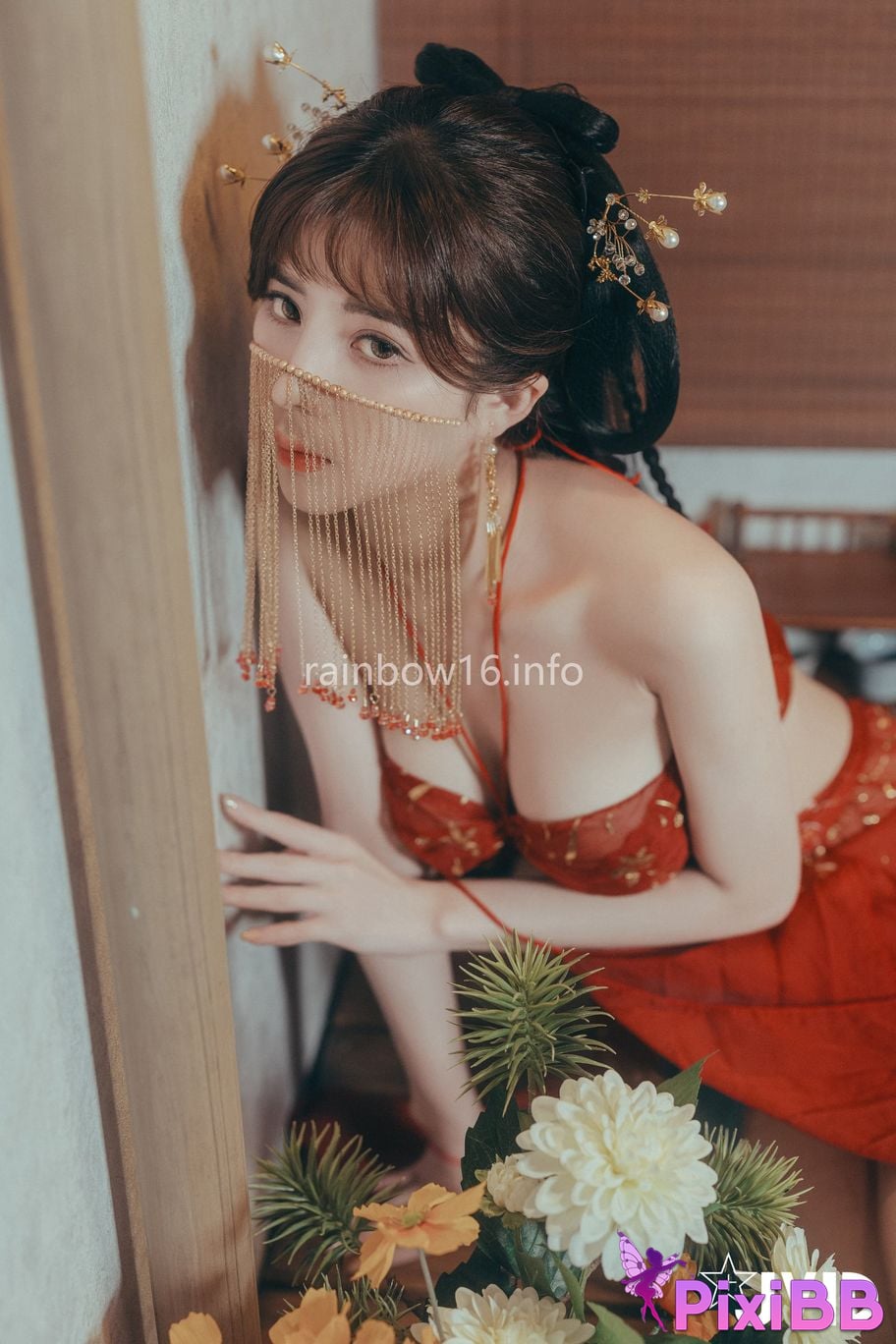 JVID Xiaomien Mina Want to spend the Mid Autumn Festival naked PixiBB.COM 051