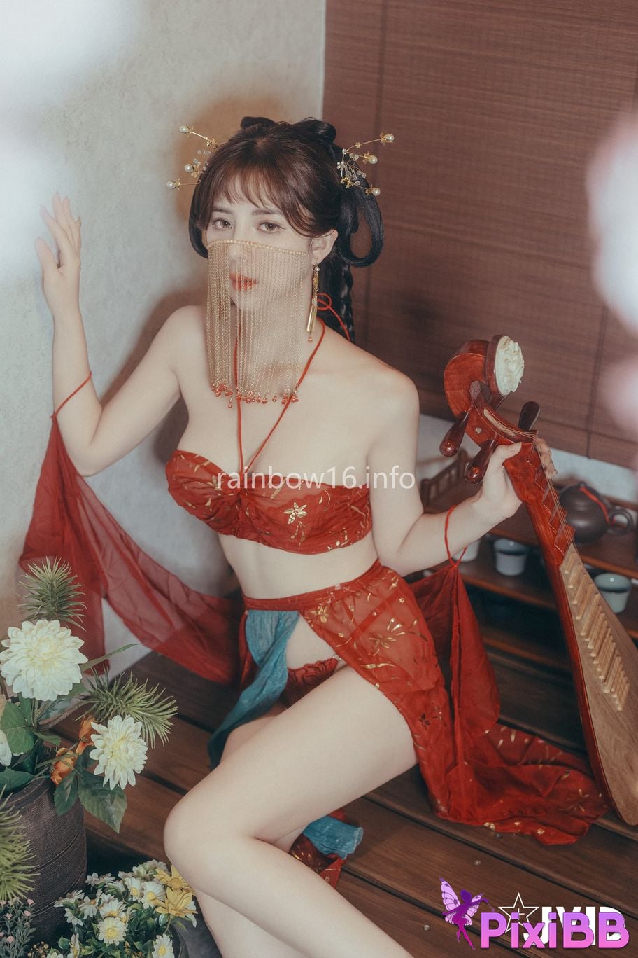 JVID Xiaomien Mina Want to spend the Mid Autumn Festival naked PixiBB.COM 052