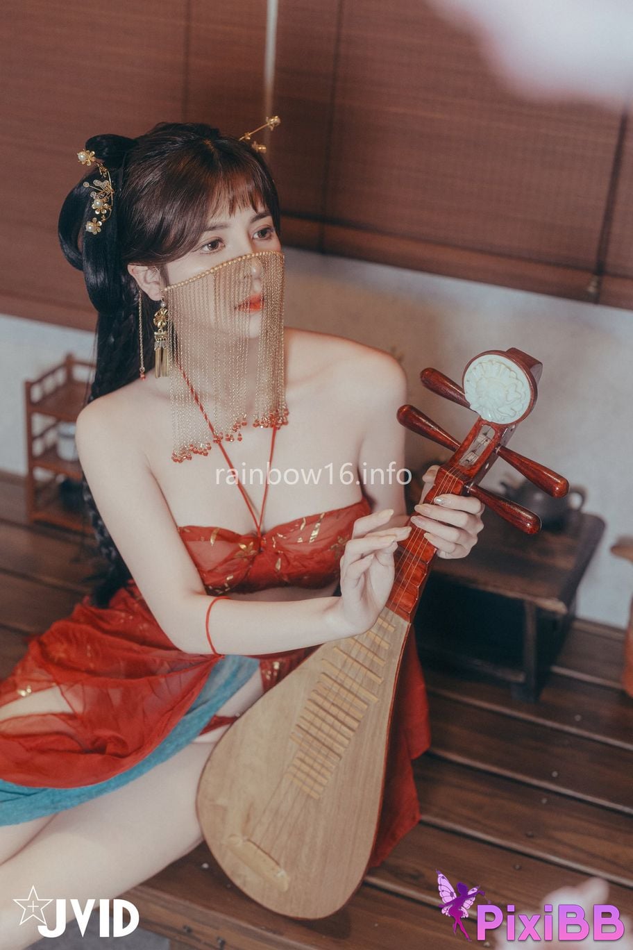 JVID Xiaomien Mina Want to spend the Mid Autumn Festival naked PixiBB.COM 053