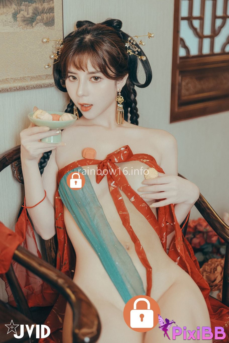 JVID Xiaomien Mina Want to spend the Mid Autumn Festival naked PixiBB.COM 056