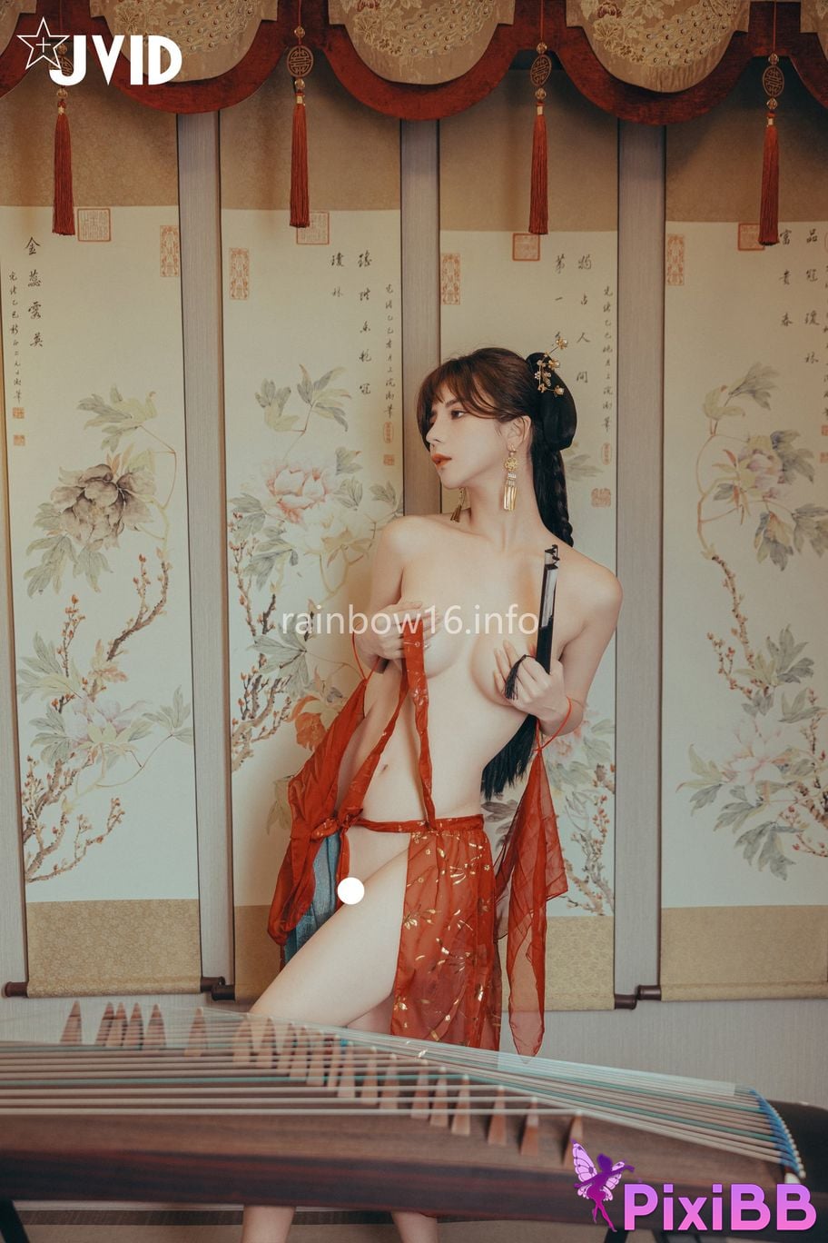 JVID Xiaomien Mina Want to spend the Mid Autumn Festival naked PixiBB.COM 057