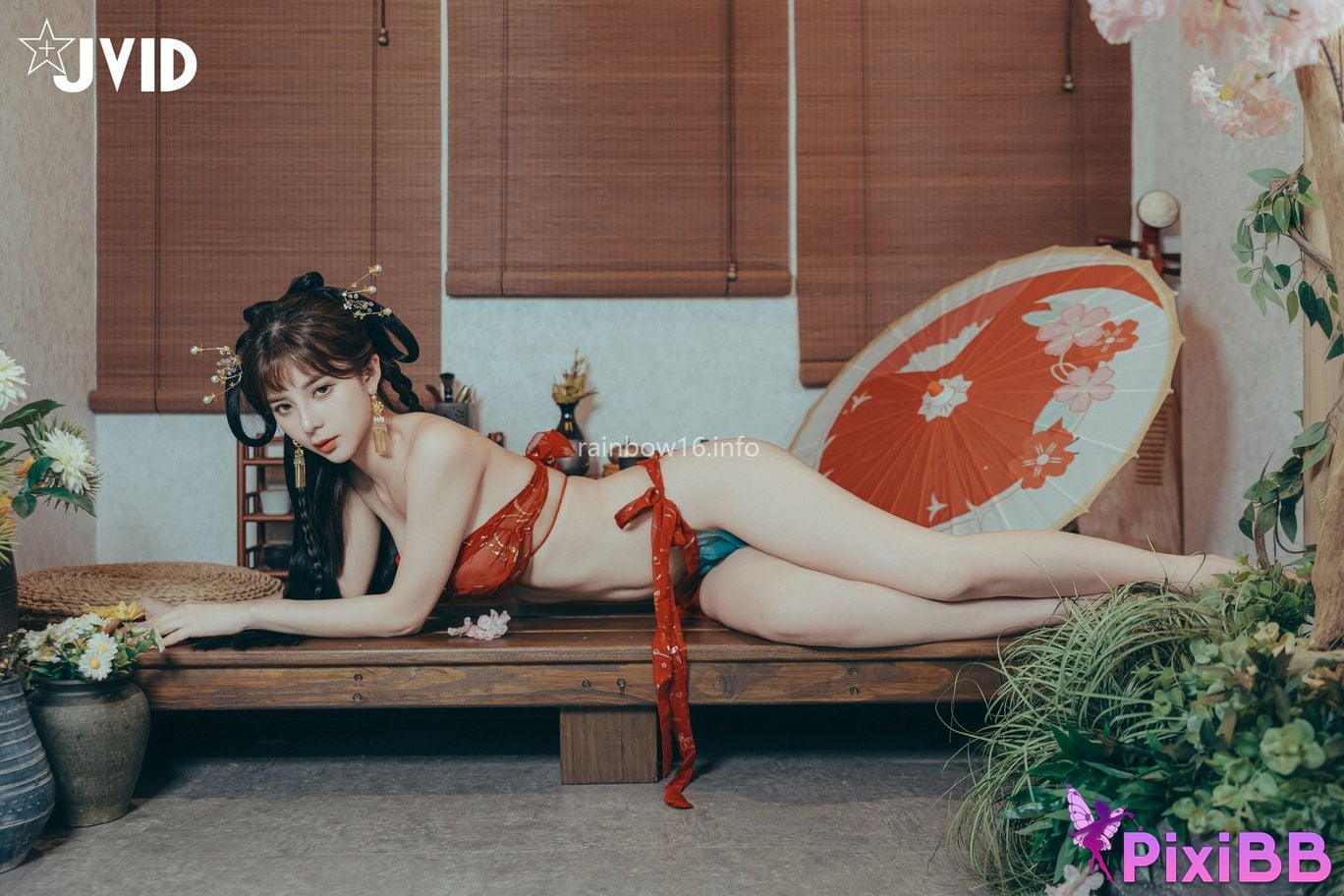 JVID Xiaomien Mina Want to spend the Mid Autumn Festival naked PixiBB.COM 072