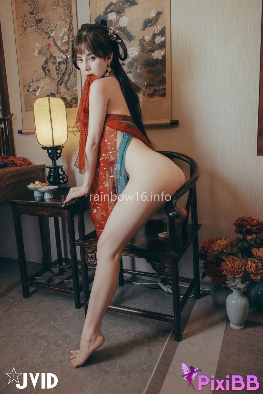 JVID Xiaomien Mina Want to spend the Mid Autumn Festival naked PixiBB.COM 083