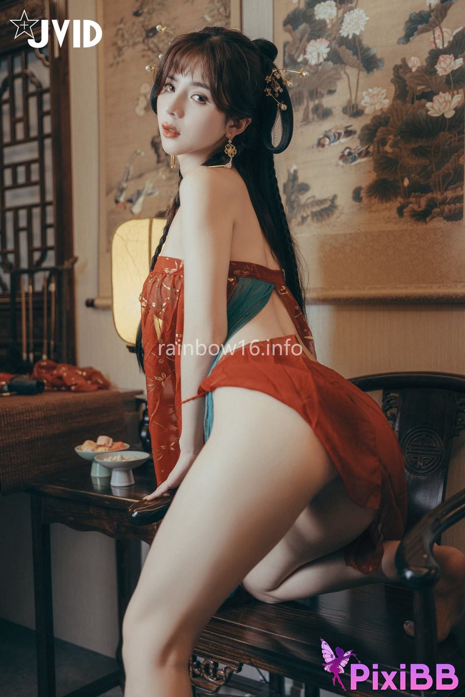 JVID Xiaomien Mina Want to spend the Mid Autumn Festival naked PixiBB.COM 085