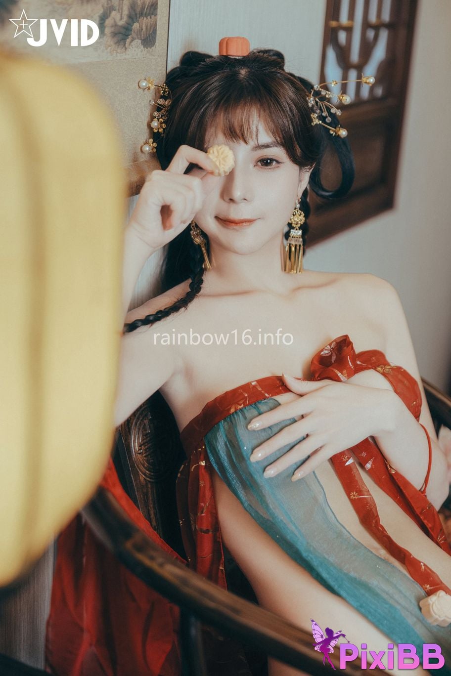 JVID Xiaomien Mina Want to spend the Mid Autumn Festival naked PixiBB.COM 088