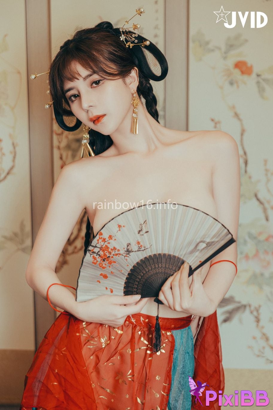 JVID Xiaomien Mina Want to spend the Mid Autumn Festival naked PixiBB.COM 098