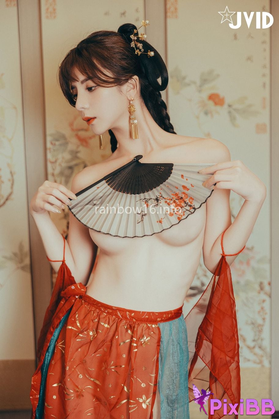 JVID Xiaomien Mina Want to spend the Mid Autumn Festival naked PixiBB.COM 099