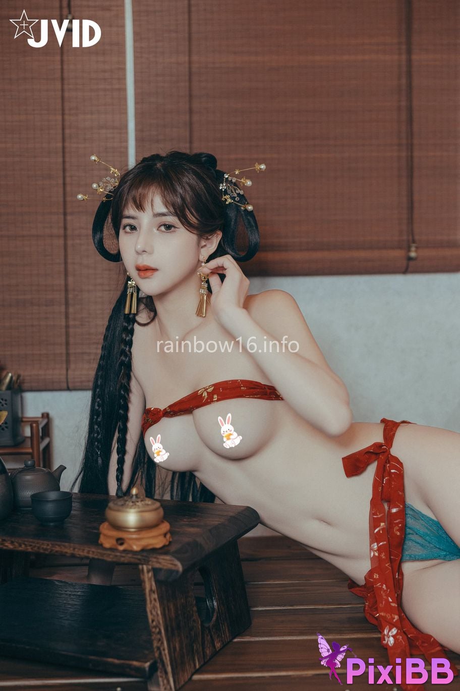 JVID Xiaomien Mina Want to spend the Mid Autumn Festival naked PixiBB.COM 100