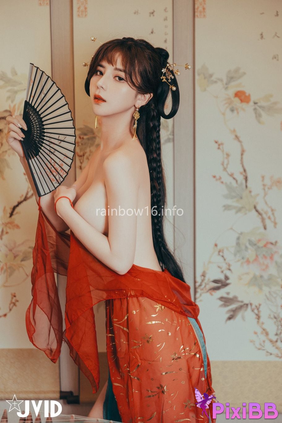 JVID Xiaomien Mina Want to spend the Mid Autumn Festival naked PixiBB.COM 105