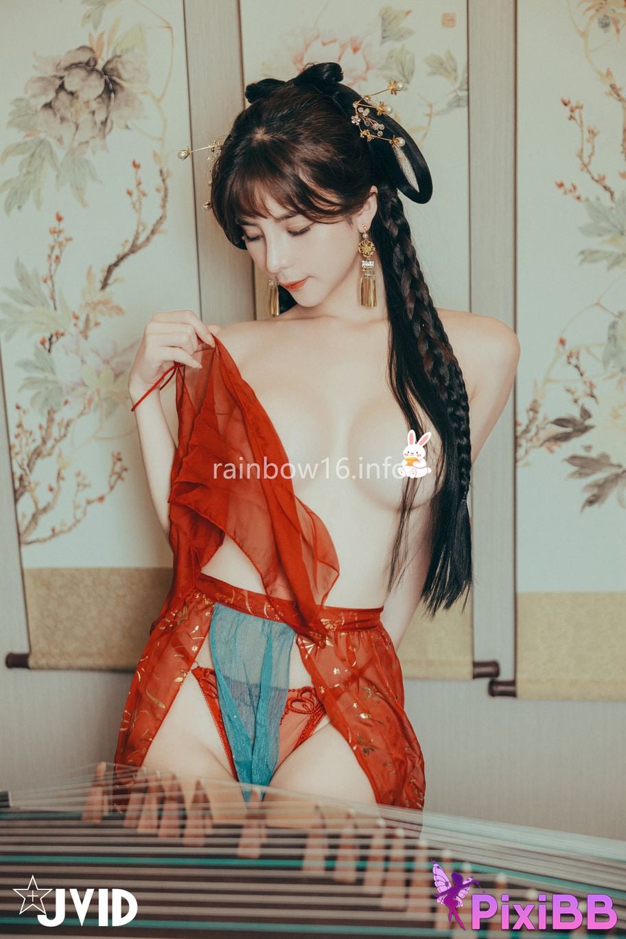 JVID Xiaomien Mina Want to spend the Mid Autumn Festival naked PixiBB.COM 116