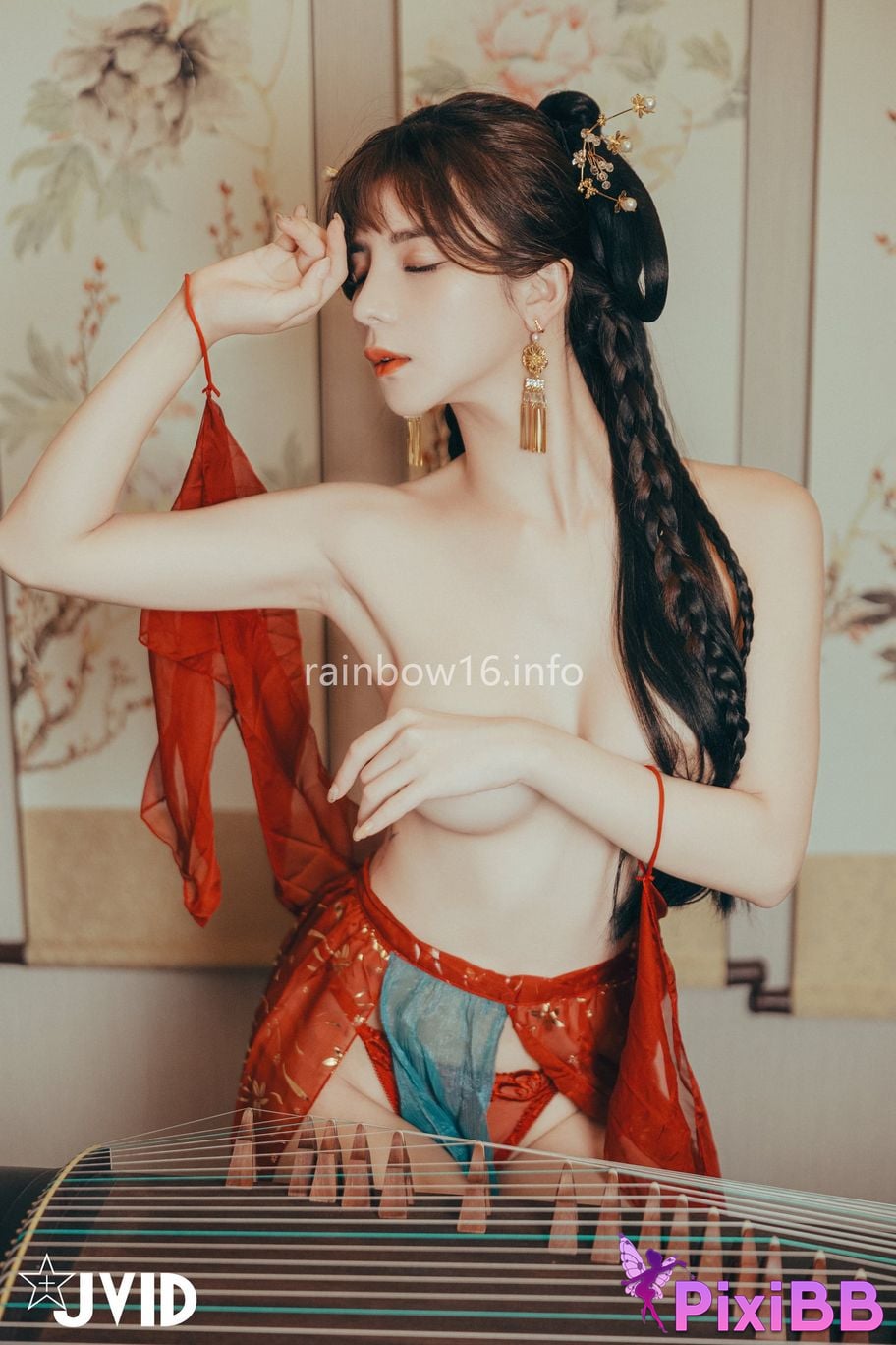 JVID Xiaomien Mina Want to spend the Mid Autumn Festival naked PixiBB.COM 119