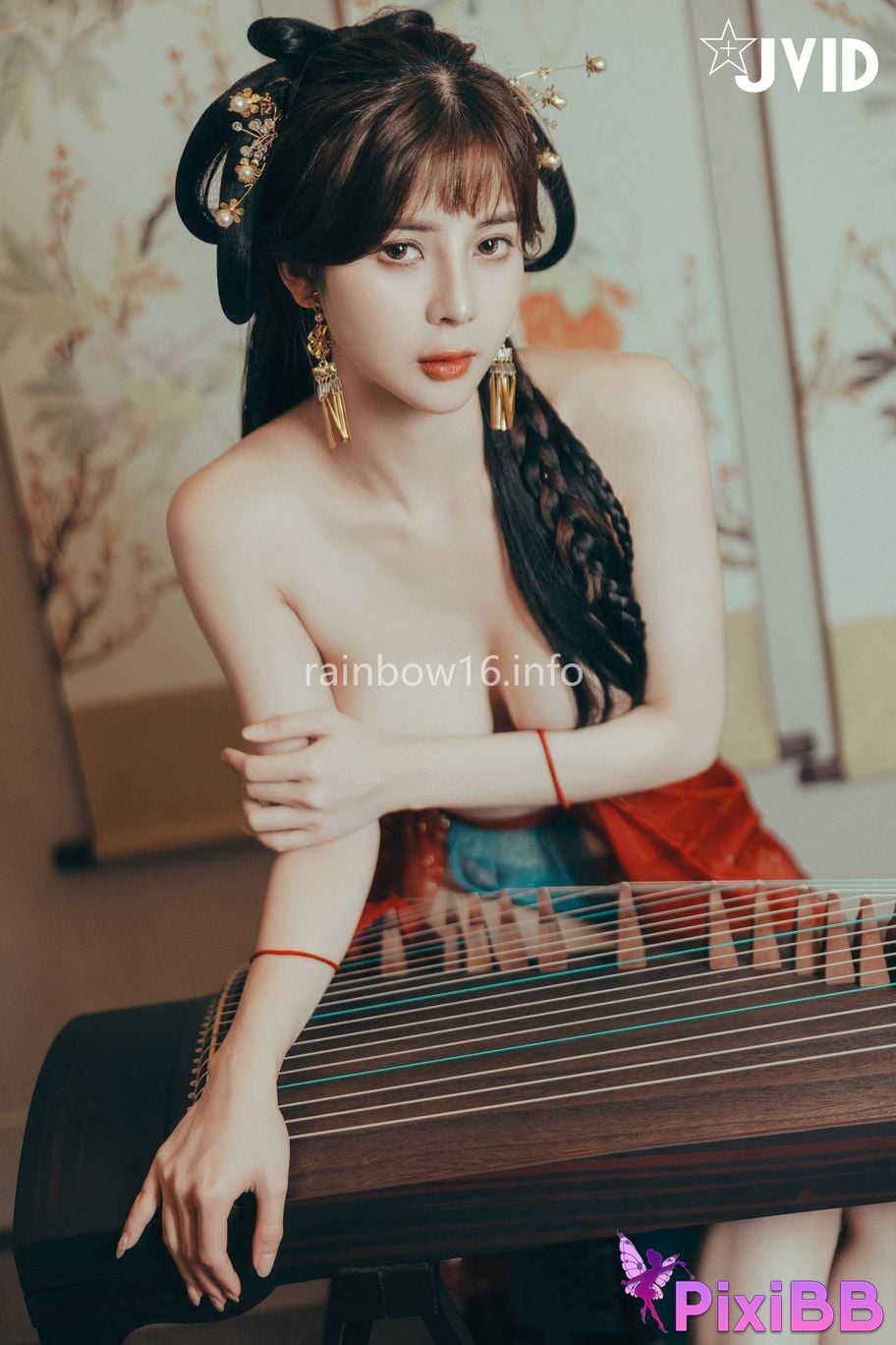 JVID Xiaomien Mina Want to spend the Mid Autumn Festival naked PixiBB.COM 121